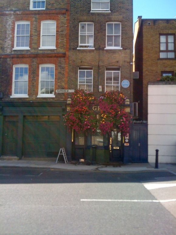 NARROW STREET GRAPES IN FULL BLOOM